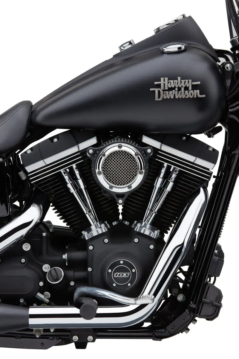 Rpt Air Intake System Chrome / Black Softail 18 22 - COBRA