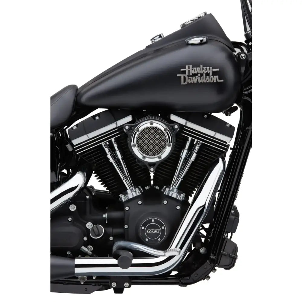 Rpt Air Intake System Chrome / Black Softail 18 22 - COBRA