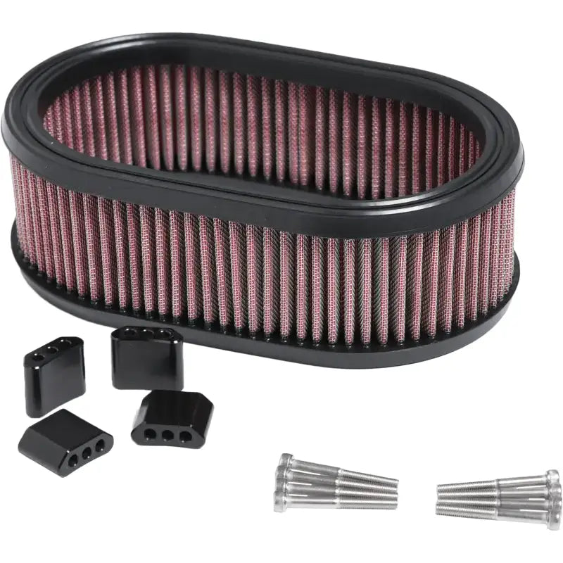 Hi Flow Air Filter Nxt Ac Kit Black - KENS FACTORY
