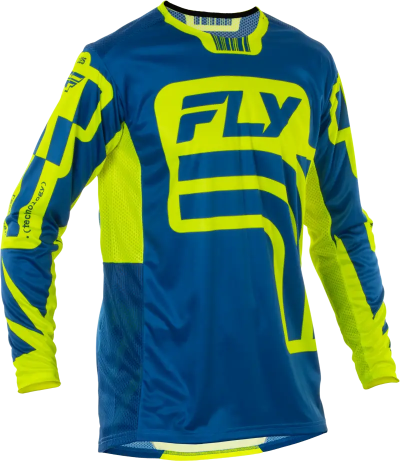 Lite Lancer Jersey Navy/Hi Vis Xl - FLY RACING