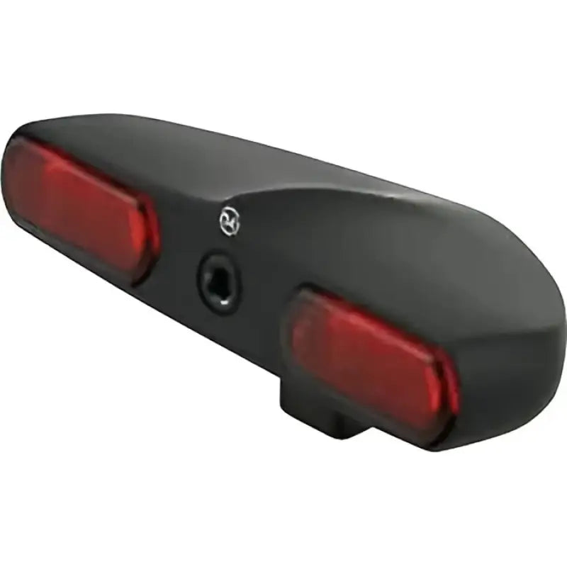 Black Highsider 255-112 Flight LED Taillight with two red reflectors for bikes
