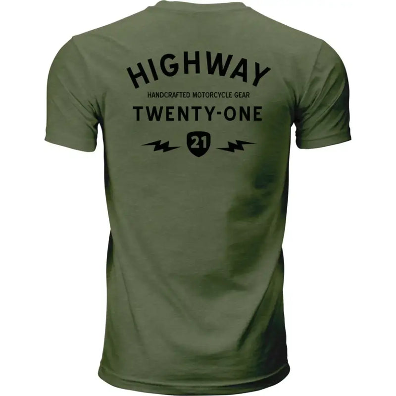 Halliwell Tee Green Lg