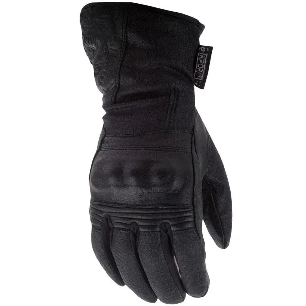 Women'S Black Rose Gloves Black 2X