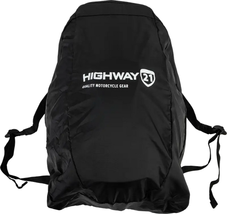 Highway 21 Sleek Black Compact Backpack - HIGHWAY 21