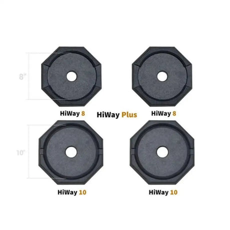 HIPLSP4 Snappad Hiway Plus - 4 Pack - Jack Pad