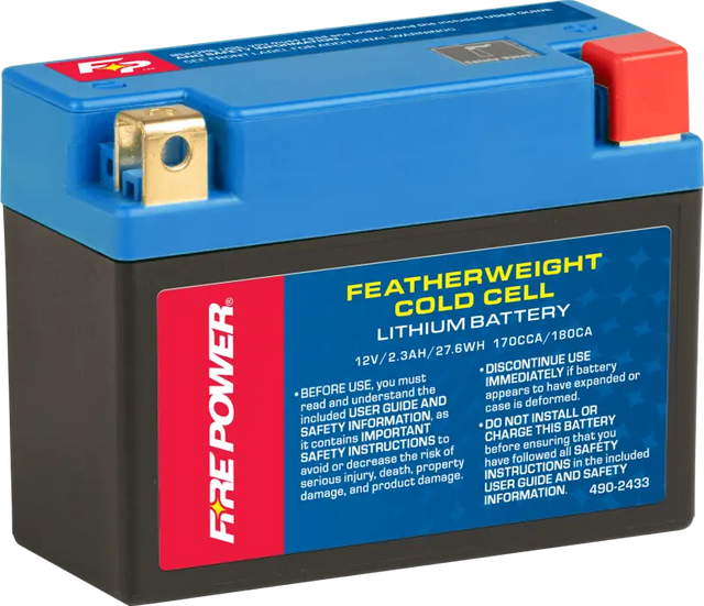 HJ12L-FPZ Fire Power Featherweight Lithium Battery 170 Cca 12V/27.6Wh - RV and Auto Parts