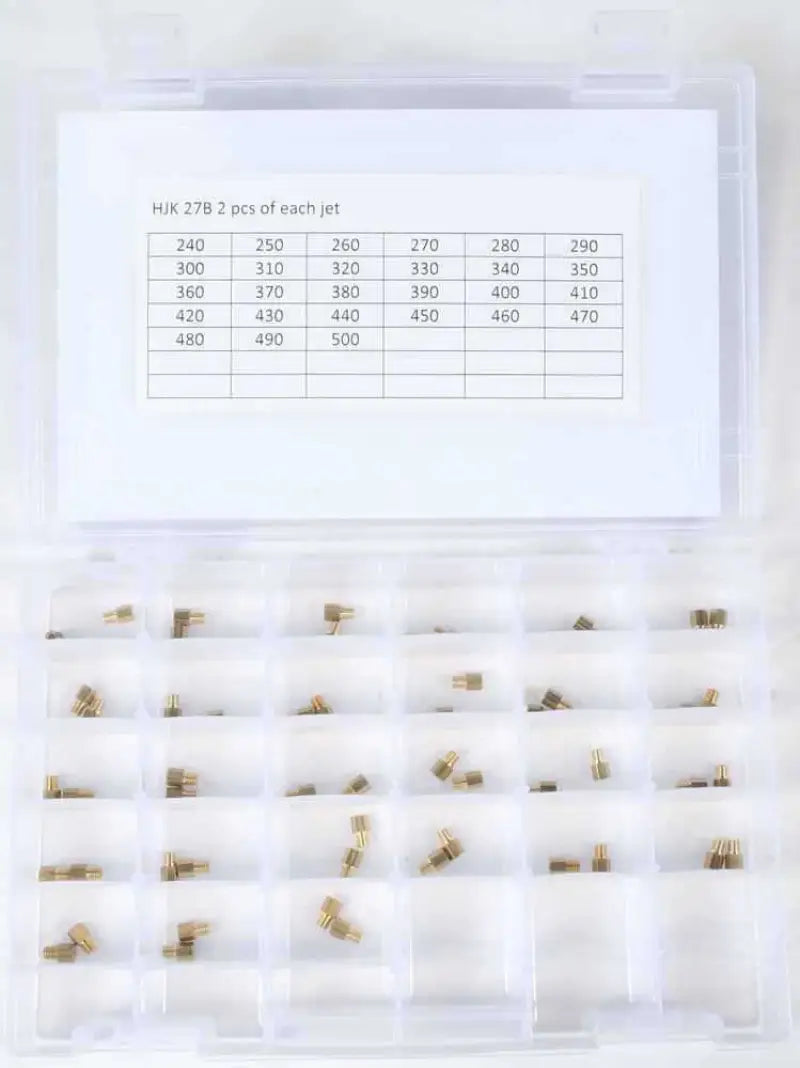 HJK27B Hex Main Jet Kit 2/Pc Ea. #240 500