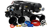 Black train horn kit with compressor and tank for Conductor’s Special 244K model