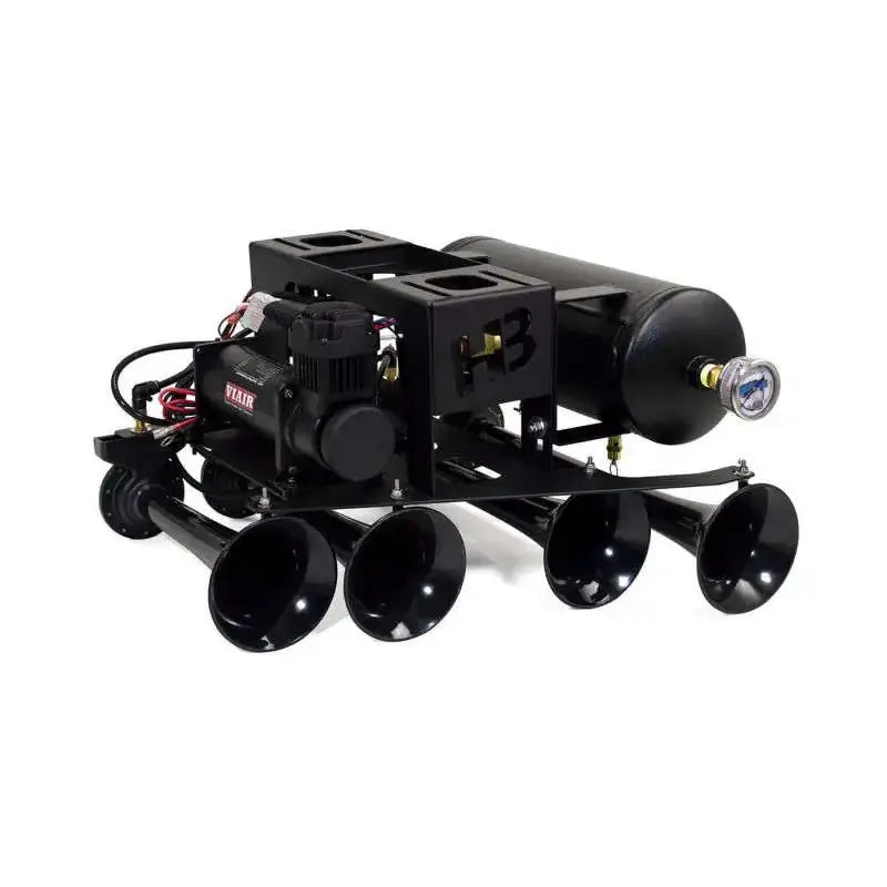 Black air compressor with four horns for HK-S4-244K Hornblaster Conductor’s Special 244K