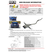 HKS 31019-AH106 HKS Hi-Power Muffler SPEC-L2 FK8 K20C