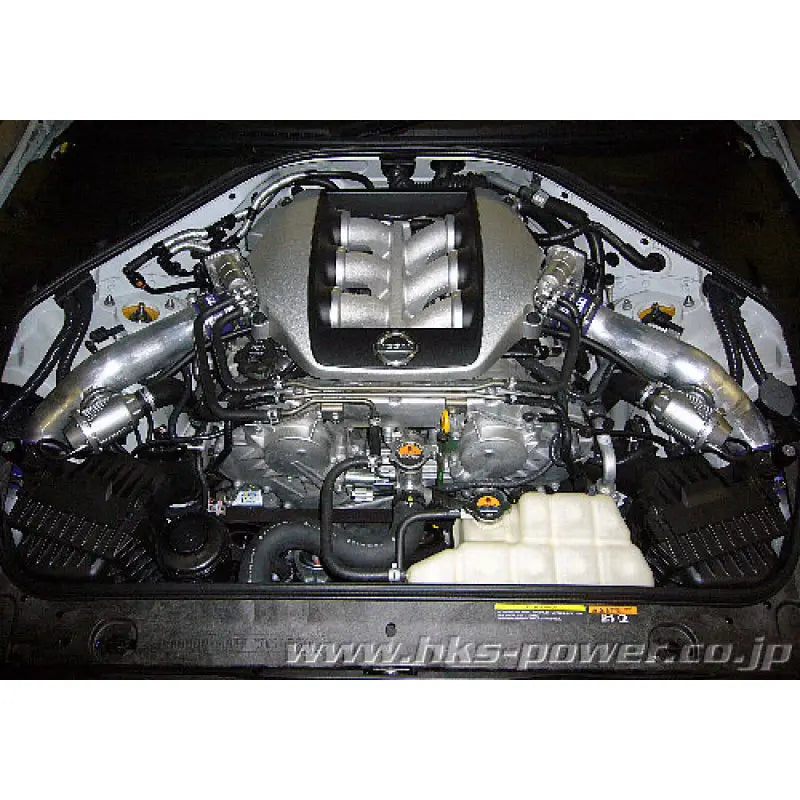 HKS 71008-AN027 HKS 09-10 GT-R R35 SSQV4 BOV Kit Includes 2 SSQV & Polished Aluminum Pipes