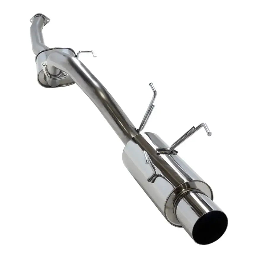Polished stainless steel dual exhaust for Toyota Celica Silent Hi-Power Japanese Spec