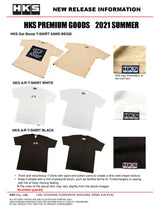 HKS branded T-shirt in sleek black color perfect for casual wear