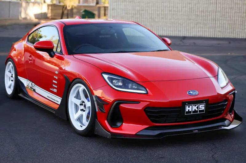 2019 Subaru BRZ ZD8 with HKS body kit TYPE-S front lip and white wheels