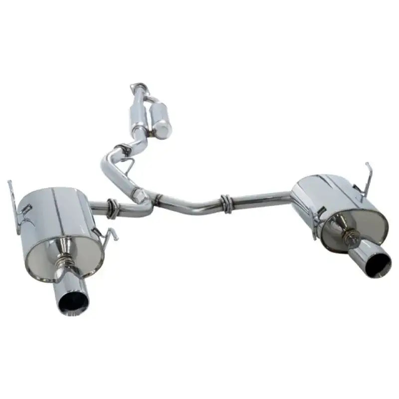 HKS Legamax Premium chrome dual-exhaust for Forester SJG FA20T