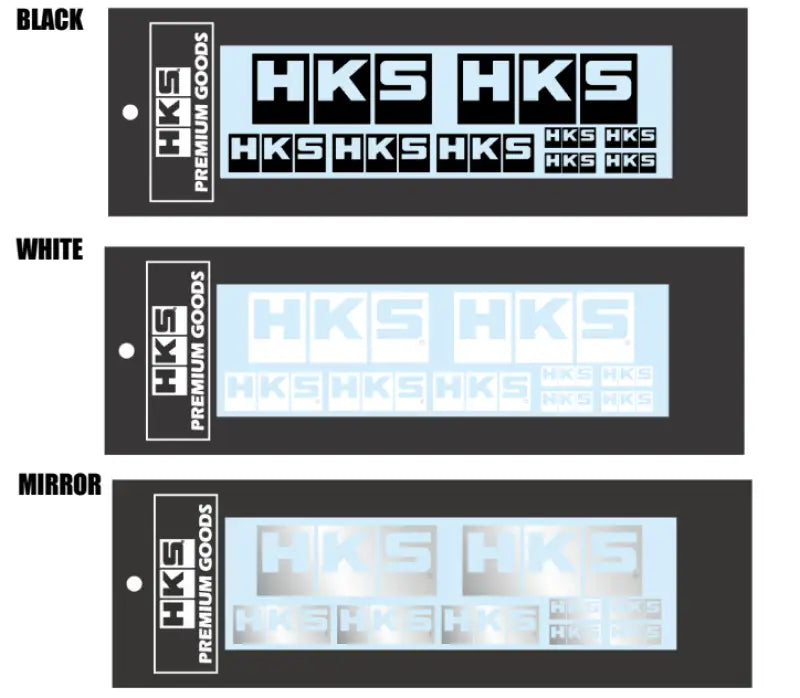 HKS LOGO Sticker a la carte BLACK - Exterior Styling