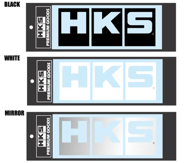 HKS logo sticker for W220 mirror, premium HKS goods stickers for your ride