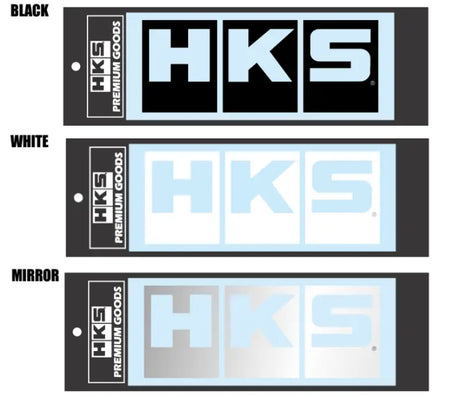 HKS logo sticker for W220 mirror, premium HKS goods stickers for your ride