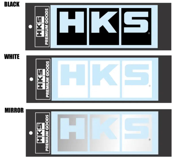 HKS logo sticker for W220 mirror, premium HKS goods stickers for your ride