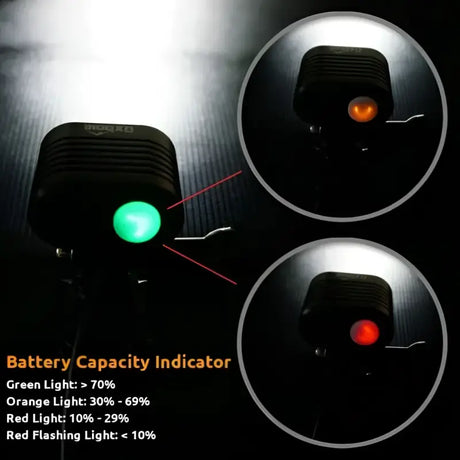 HL1011 Oxbow Gear Llc Voyager Mountain Bike Light Rechargeable Lithium Battery 