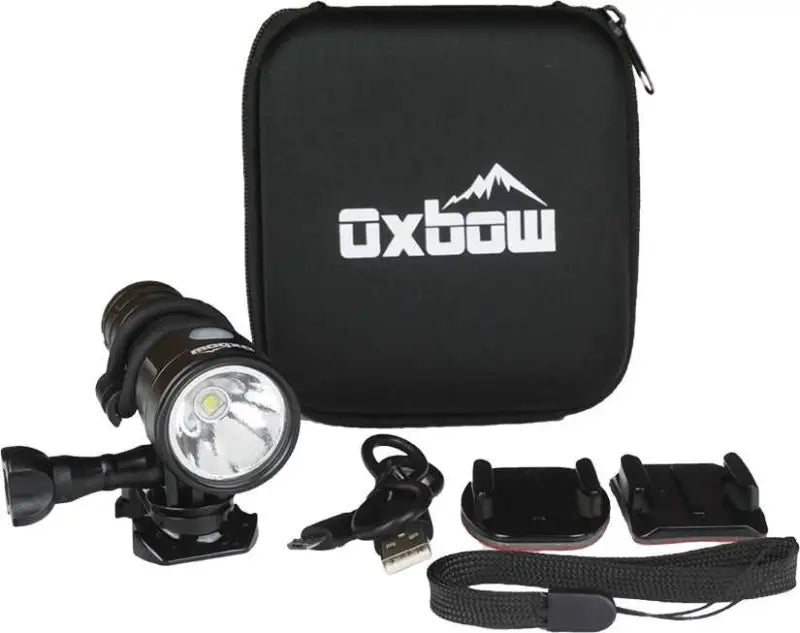 OXBOW GEAR LLC HL2000 Maverick Helmet Light Kit Rechargeable Lithium Battery