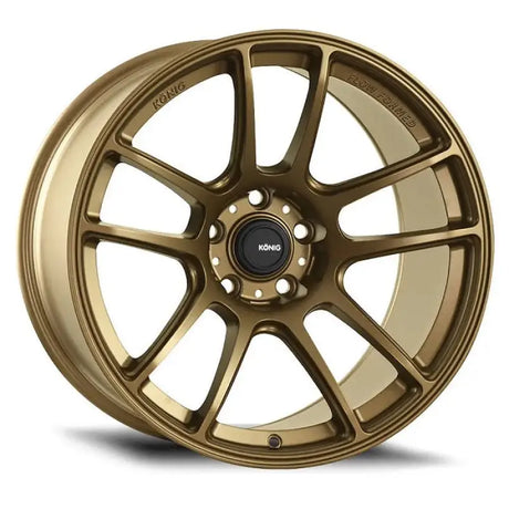 Bronze-colored car wheel HL75100358 Konig Heliogram Matte Bronze 15X7 4X100