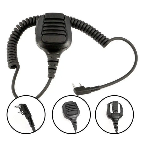 HM-RH Rugged Radio Hand Speaker Mic Waterproof For Han - Microphone