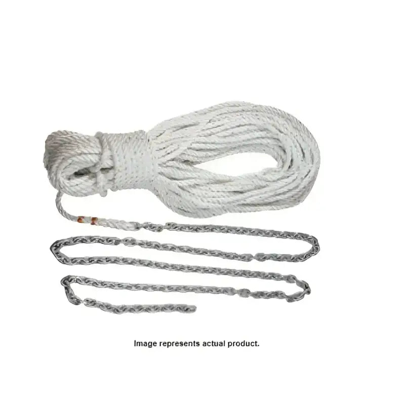 White rope with chain links for HM15HT300PX Lewmar Rode product display