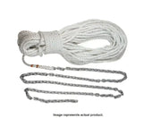 White rope with chain links for HM15HT300PX Lewmar Rode product display