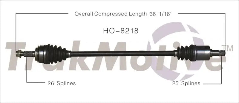 HO-8218 Trakmotive New Cv Axle - Shaft