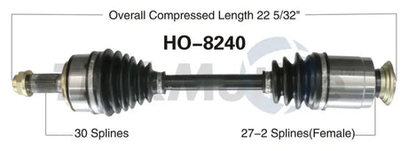 HO-8240 Trakmotive New Cv Axle - Shaft