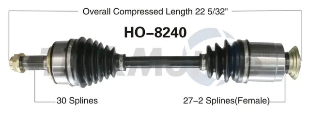 HO-8240 Trakmotive New Cv Axle - Shaft