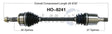 HO-8241 Trakmotive New Cv Axle - Shaft