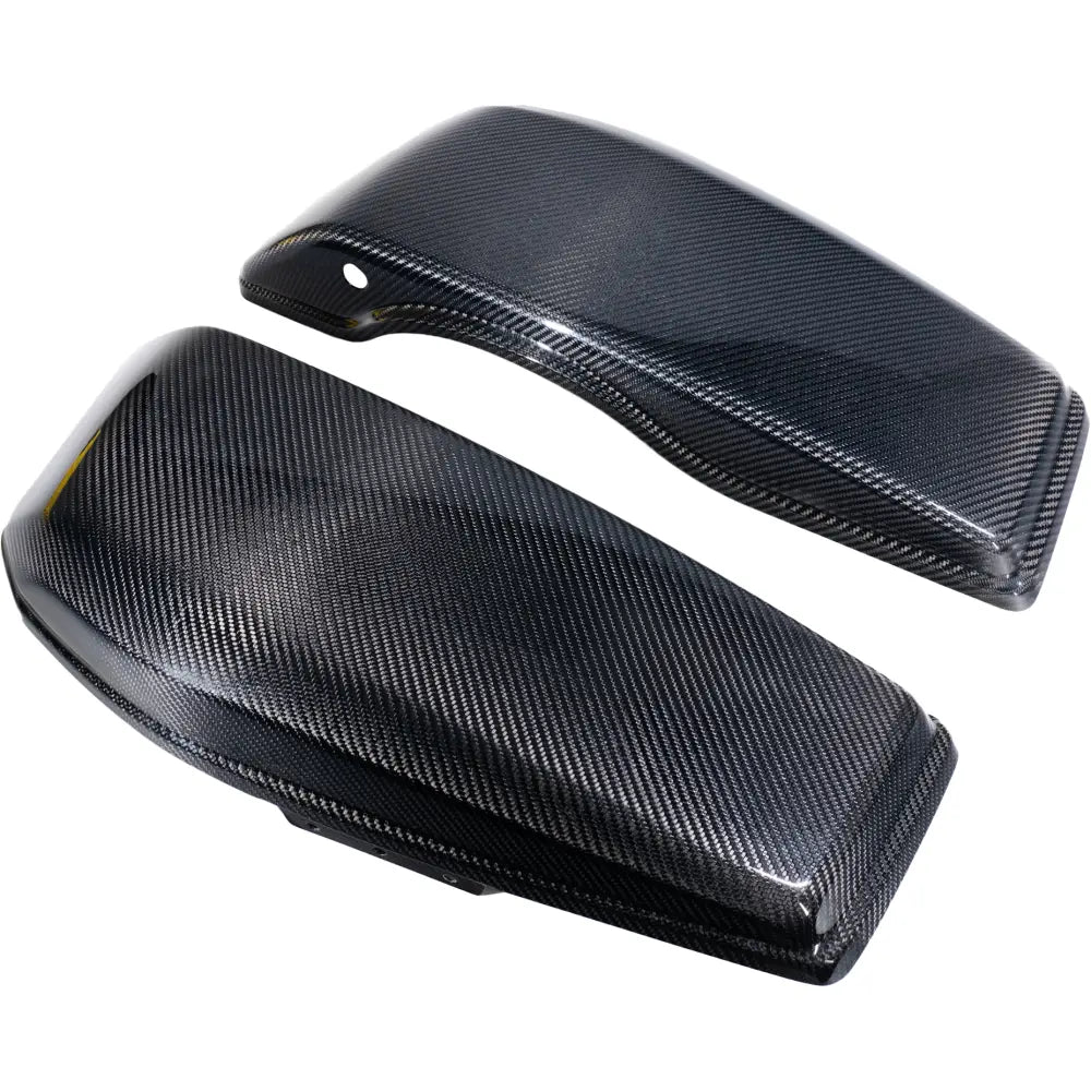 Hofmann Designs Carbon Fiber Saddle Bag Lids Luggage HDCF-6033 - Carbon Saddlebag FLH FLT 23-25 EX Flhr