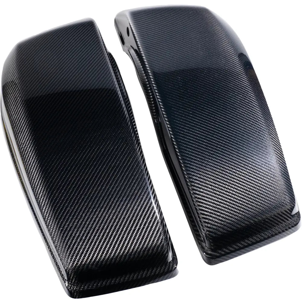 Hofmann Designs Carbon Fiber Saddle Bag Lids Luggage HDCF-6033 - Carbon Saddlebag FLH FLT 23-25 EX Flhr