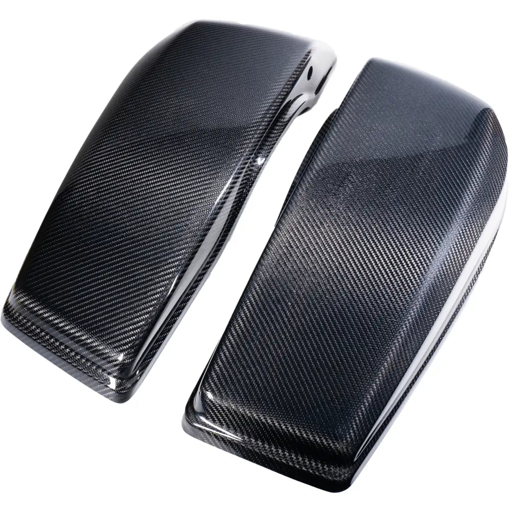 Hofmann Designs Carbon Fiber Saddle Bag Lids Luggage HDCF-6033 - Carbon Saddlebag FLH FLT 23-25 EX Flhr