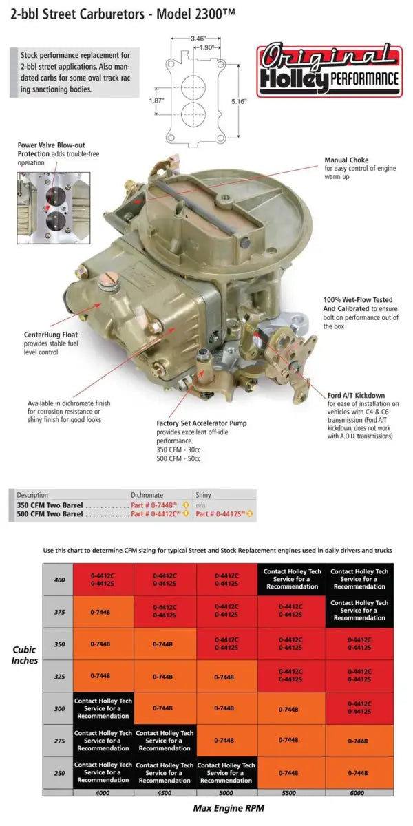 Holley Performance 0-4412C Carburetor
