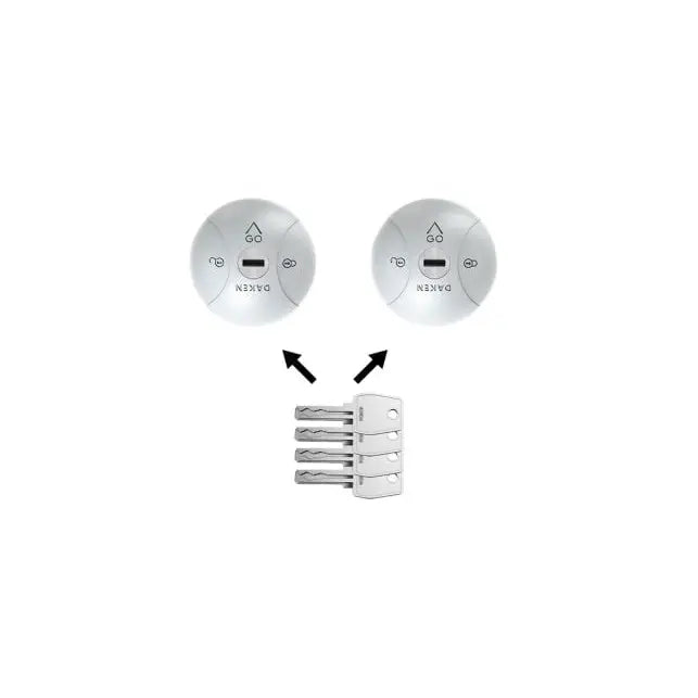 Holman Resistant To All Weather Conditions Puck Lock Kit 84001 - Gray Saturn GO PC