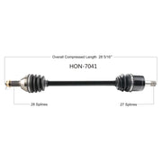 HON-7041 Oe 2.0 Axle Rear Left - OE