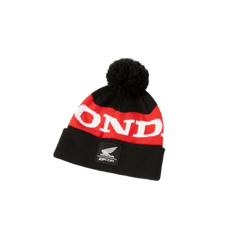 D-COR Honda Beanie Stripe Black/Red