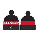 Honda Beanie Stripe Black/Red 
