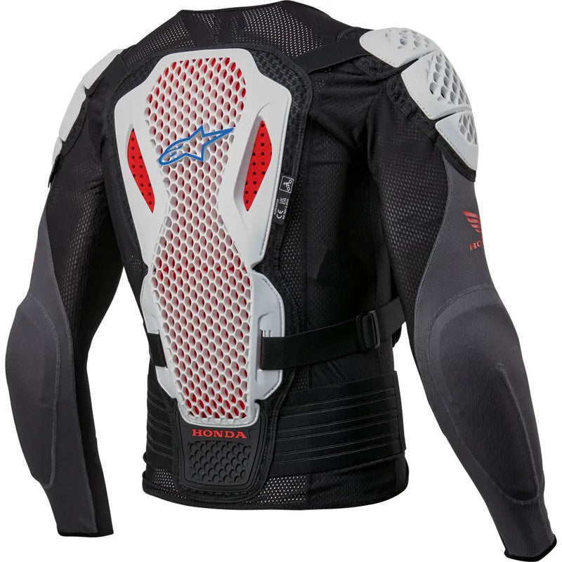 Honda Bionic + V2 Protection Jacket Blk/Wht/Blu/Br Red Lg