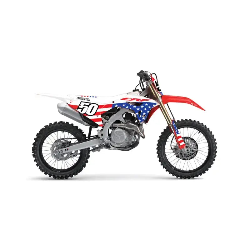 Comp Kit Usa Honda Crf250r/450r Wht Bg - D-COR