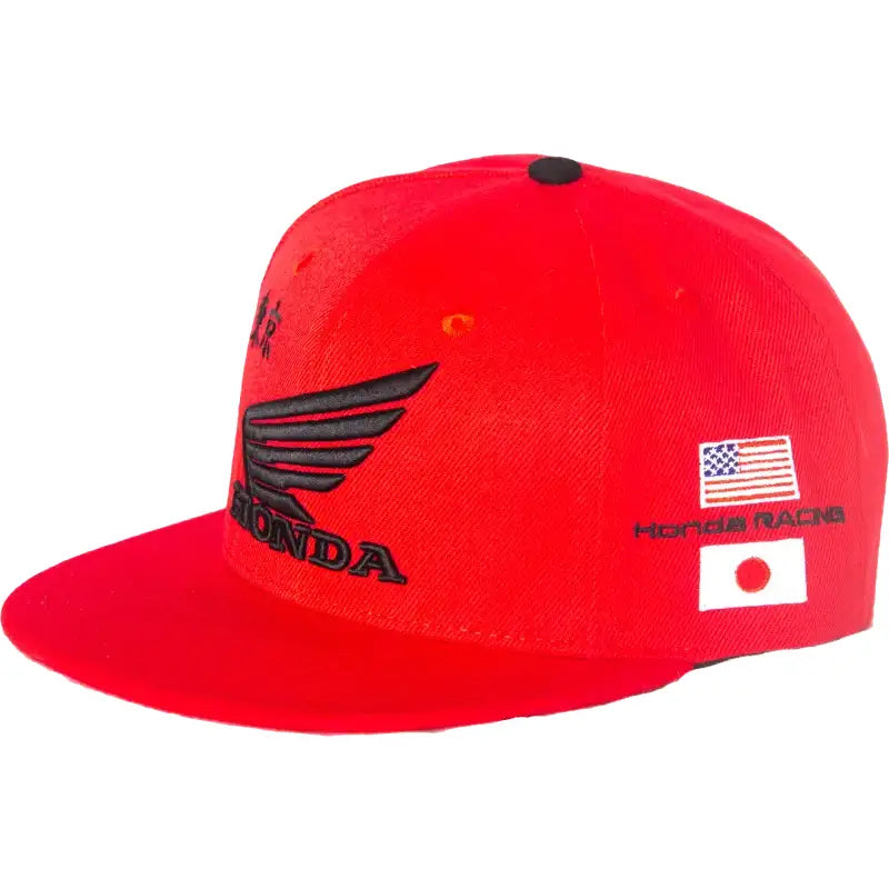 Honda Hat Factory Snapback Red - D-COR