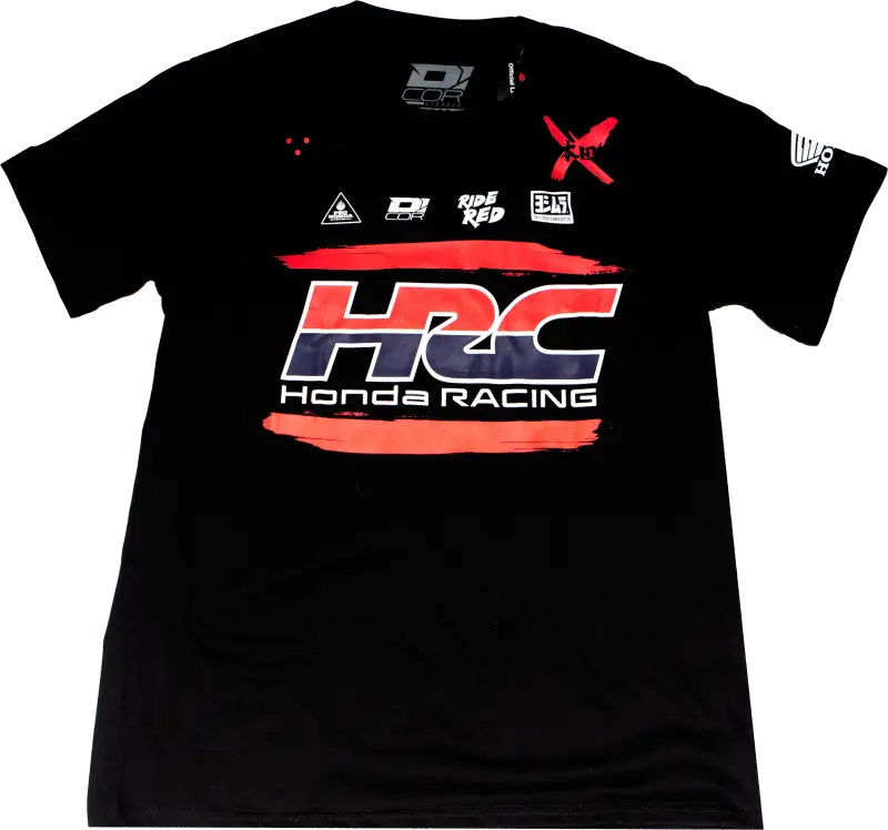 Honda Hrc Factory T Shirt Black Md - D-COR