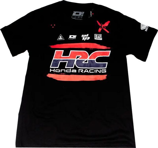 Honda Hrc Factory T Shirt Black Md - D-COR
