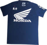 Honda Factory T Shirt Navy Lg - D-COR