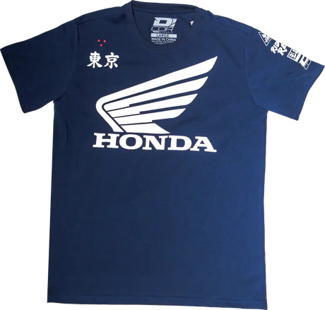 Honda Factory T Shirt Navy Lg - D-COR