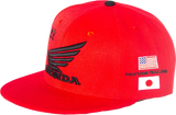 Honda Hat Factory Snapback Red - D-COR