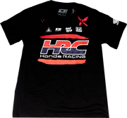 Honda Hrc Factory T Shirt Black Lg - D-COR